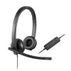 Logitech H570e Double Sided On-ear USB with Microphone Headset