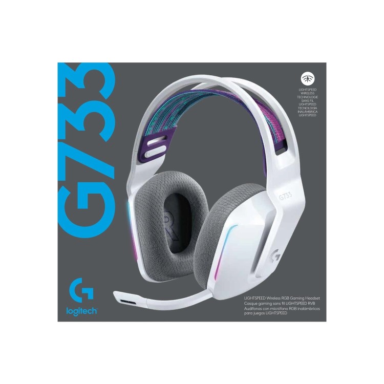 Logitech G733 LIGHTSPEED Wireless Gaming Headset - White