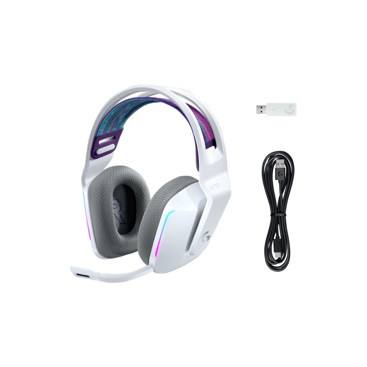 Logitech G733 LIGHTSPEED Wireless Gaming Headset - White