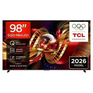TCL 98C8L-UK 98-Inch 4K QLED Mini LED Google TV Ultra HD HDR Smart TV with Dolby Vision IQ 144Hz Gaming & ONKYO Audio