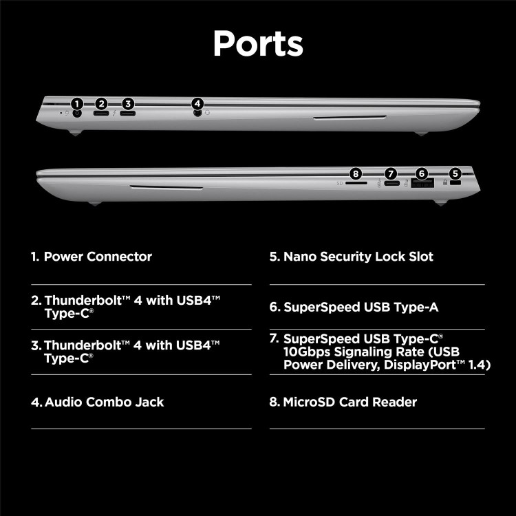 ZBook Studio 16 inch G11 Mobile Workstation PC  - Data Science, 16", Windows 11 Pro, Intel Core™ Ultra 7, 32GB RAM, 1TB SSD, RTX™ 2000 Ada, WQUXGA