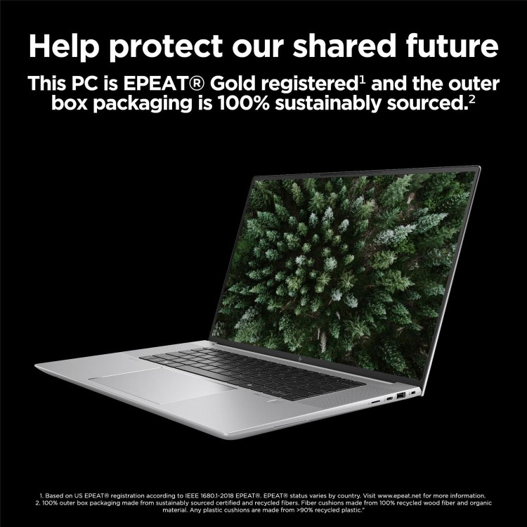 ZBook Studio 16 inch G11 Mobile Workstation PC  - Data Science, 16", Windows 11 Pro, Intel Core™ Ultra 7, 32GB RAM, 1TB SSD, RTX™ 2000 Ada, WQUXGA