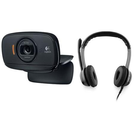 Logitech bundle of B530 Headset and B525 HD Webcam Laptops Direct