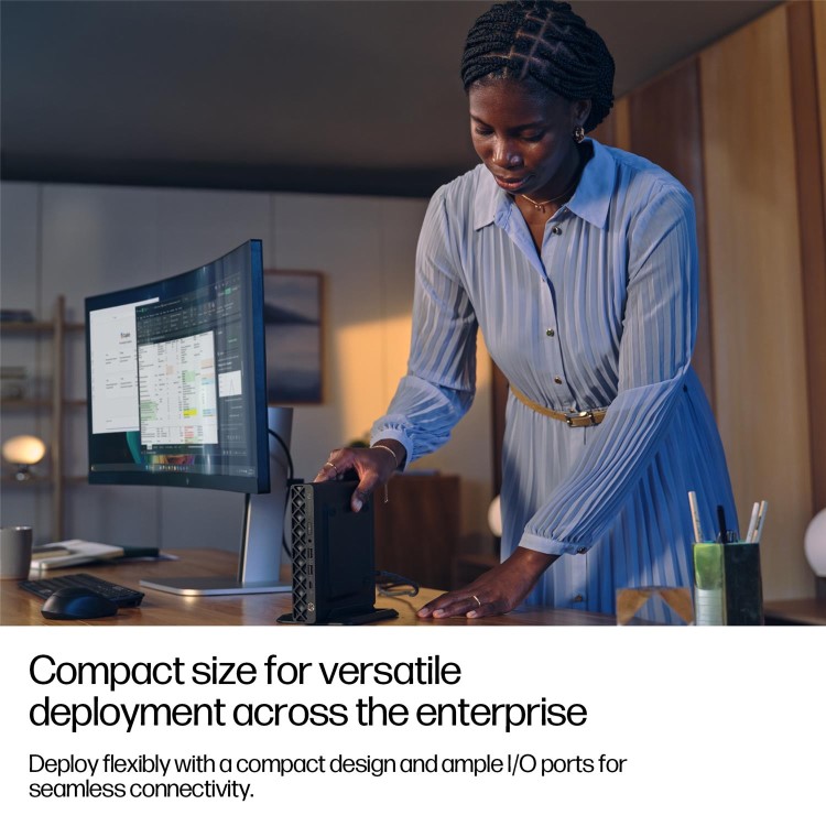 HP EliteDesk 8 Mini G1a AI AMD Ryzen AI 5 340 32GB RAM 1TB SSD Windows 11 Pro Mini PC