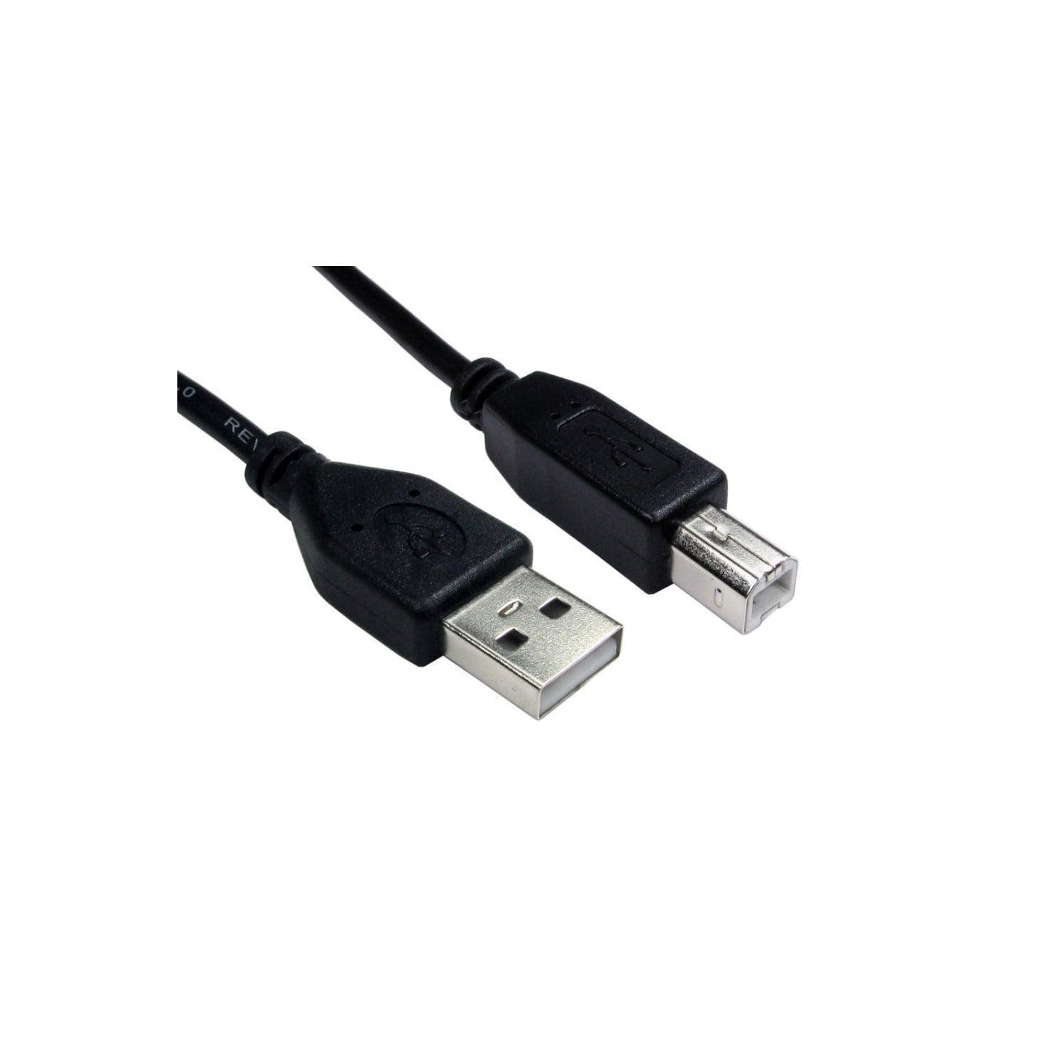 Oem 1 Meter Usb-A 2.0 To B-Male Cable Black, Laptops Direct - 99CDL2-101
