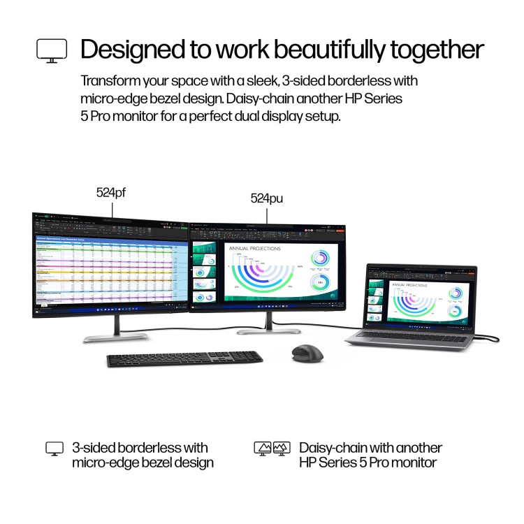 HP Series 5 Pro 524pu 24" IPS Full HD 100Hz USB-C Monitor