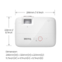 BenQ TH671ST Full HD Short Throw Portable DLP Projector