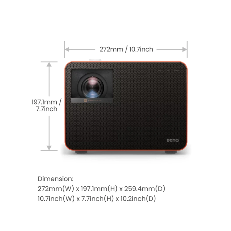 BenQ X3100i 4K UHD 3300 ANSI Lumens 4LED Console Gaming Projector