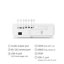 BenQ X500i 4K HDR 4LED Short Throw Console Gaming DLP Projector