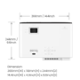 BenQ X500i 4K HDR 4LED Short Throw Console Gaming DLP Projector