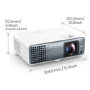 BenQ TK710STi 4K HDR Laser Short Throw Casual Gaming DLP Projector