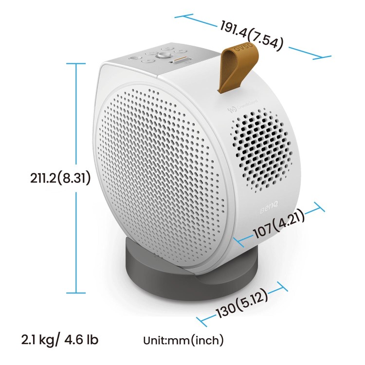 BenQ GV50 Full HD Laser Portable DLP Projector with Google TV
