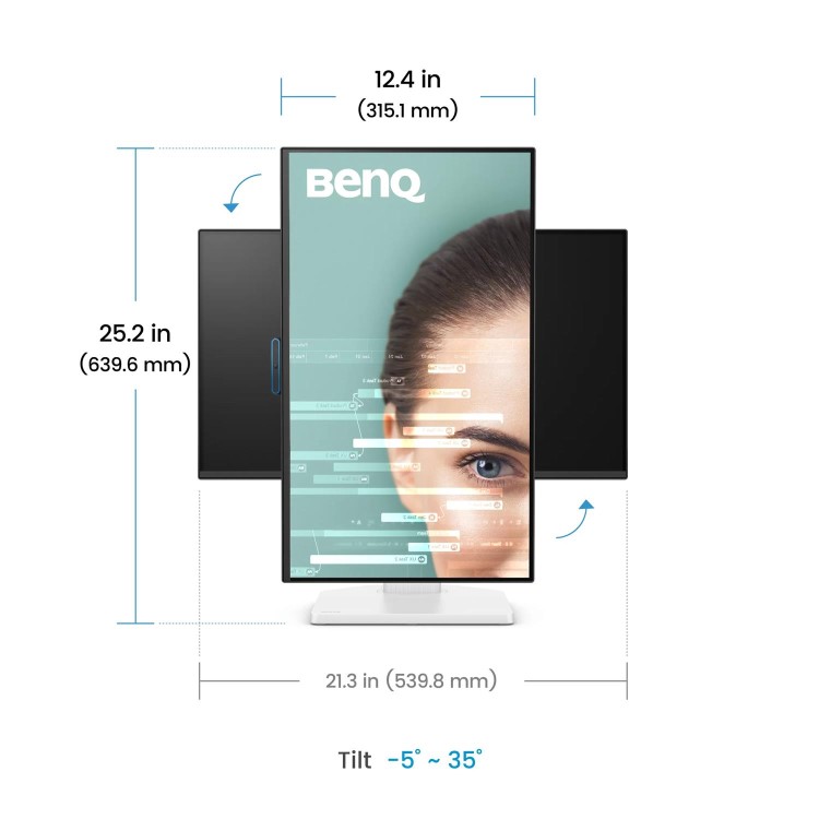 BenQ GW2490TC 24" IPS Full HD USB-C 144Hz Height-Adjustable Eye-Care Monitor