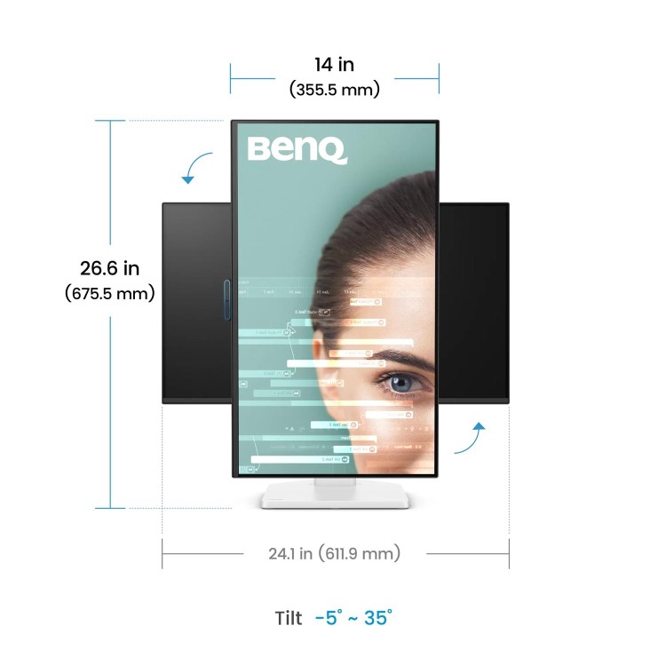 BenQ GW2790TC 27" IPS Full HD USB-C 144Hz Height-Adjustable Eye-Care Monitor