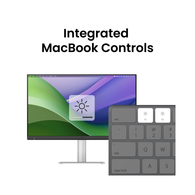 BenQ MA270S 27" IPS 5K USB-C KVM Thunderbolt 4 Height-Adjustable Monitor for MacBook