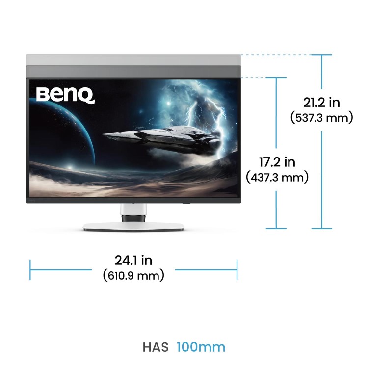BenQ MOBIUZ EX271UZ 27" 4K UHD OLED 240Hz 0.03ms Gaming Monitor