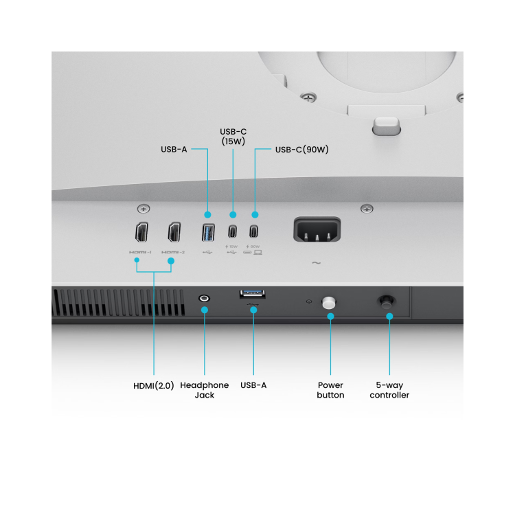 BenQ MA270UP 27" IPS 4K UHD USB-C Monitor for MacBook