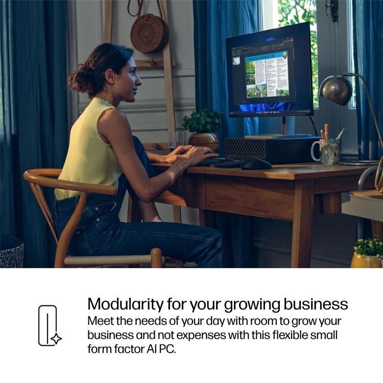 HP ProDesk 4 G1i AI SFF Intel Core Ultra 235 16GB RAM 512GB SSD Windows 11 Pro Desktop PC