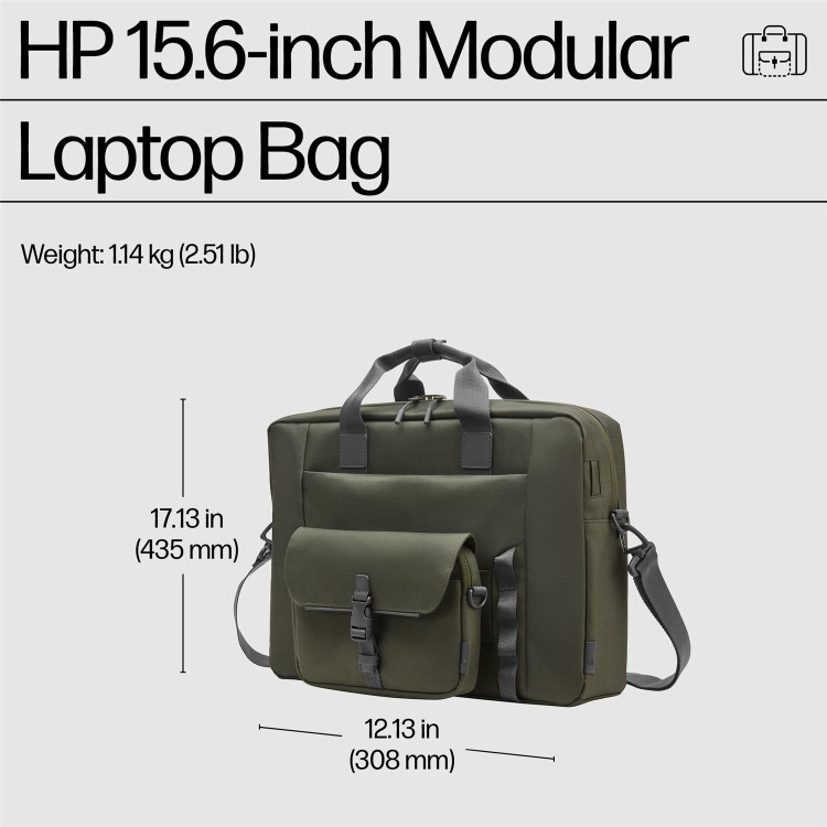 HP 15.6 Modular Laptop Bag