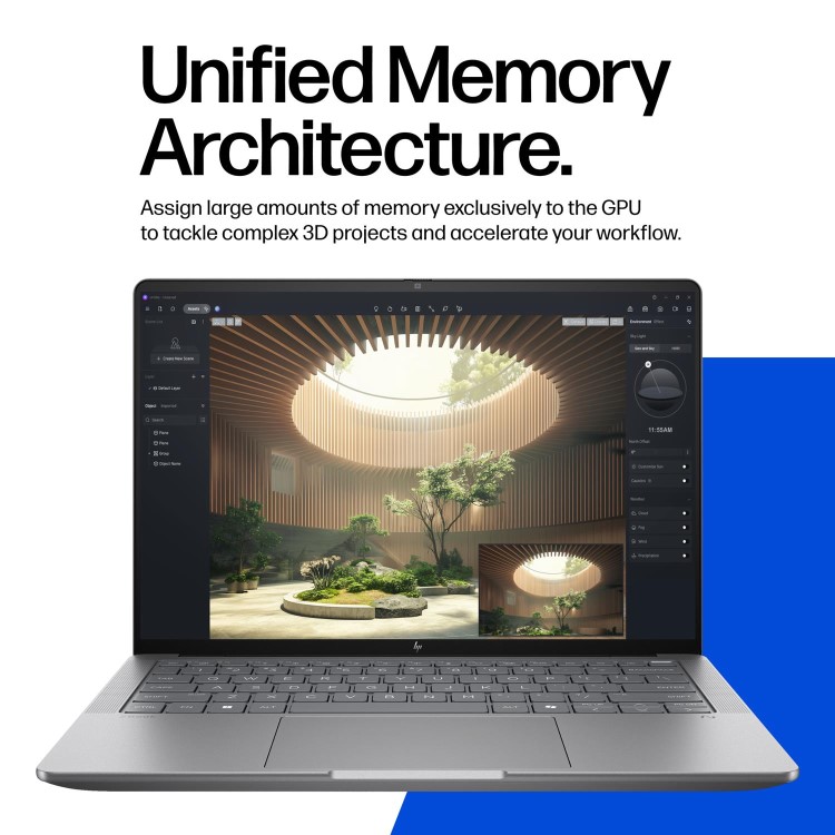 ZBook Ultra 14 inch G1a Mobile Workstation PC  - Data Science, 14", Windows 11 Pro, AMD Ryzen™ AI Max PRO, 32GB RAM, 1TB SSD, WUXGA