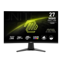 Refurbished MSI MAG 27CQ6F 27" WQHD VA 180Hz 0.5ms Gaming Monitor