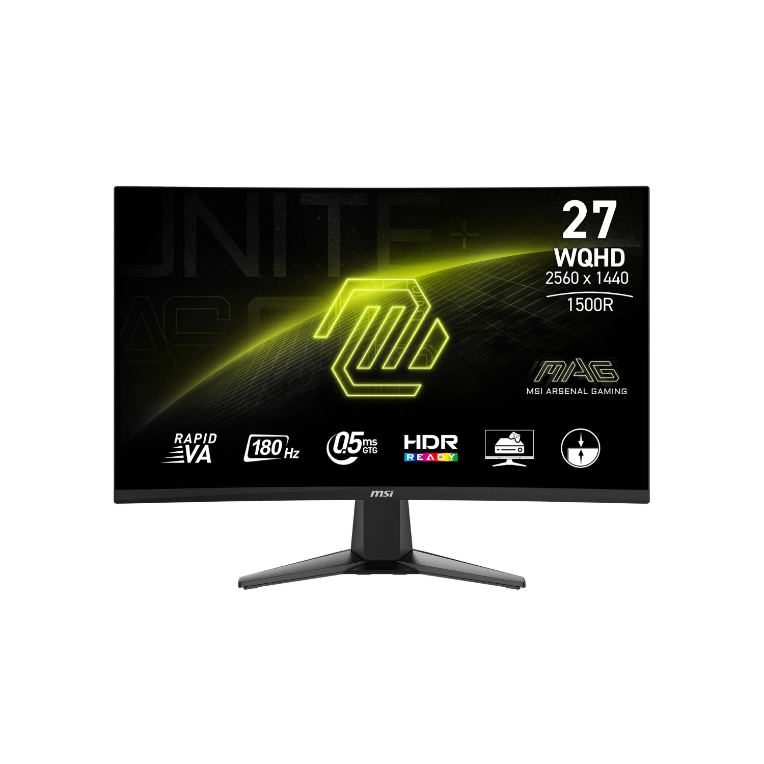 MSI MAG 27CQ6F 27 WQHD VA 180Hz 0.5ms Gaming Monitor