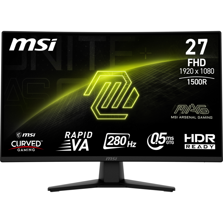 MSI MAG 274CXF 27" VA Full HD 280Hz 0.5ms Curved Gaming Monitor