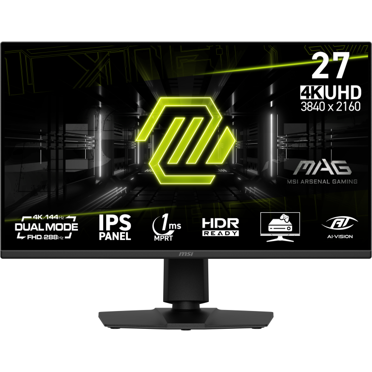 MSI MAG 275UPD E14 27" IPS UHD 144Hz Full HD 288Hz 1ms Gaming Monitor