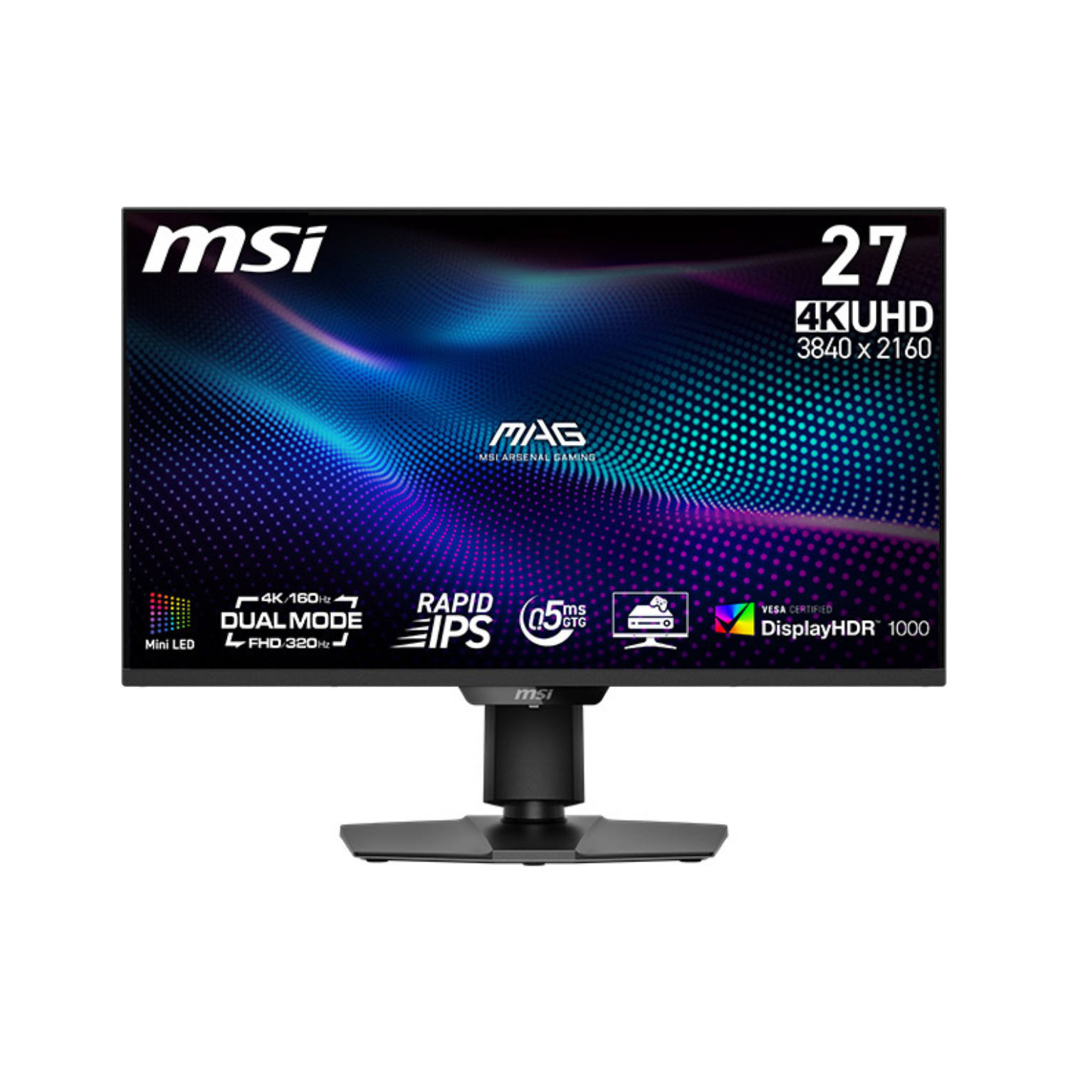 MAG 274UPDF E16M 27 IPS Dual Mode 4K at 160Hz Full HD at 320Hz 0.5ms Gaming Monitor