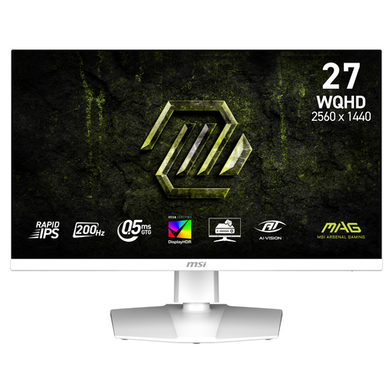 MSI MAG 274QRFW E20 27" IPS WQHD 200Hz 0.5ms White Gaming Monitor