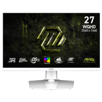 MSI MAG 274QRFW E20 27" IPS WQHD 200Hz 0.5ms White Gaming Monitor
