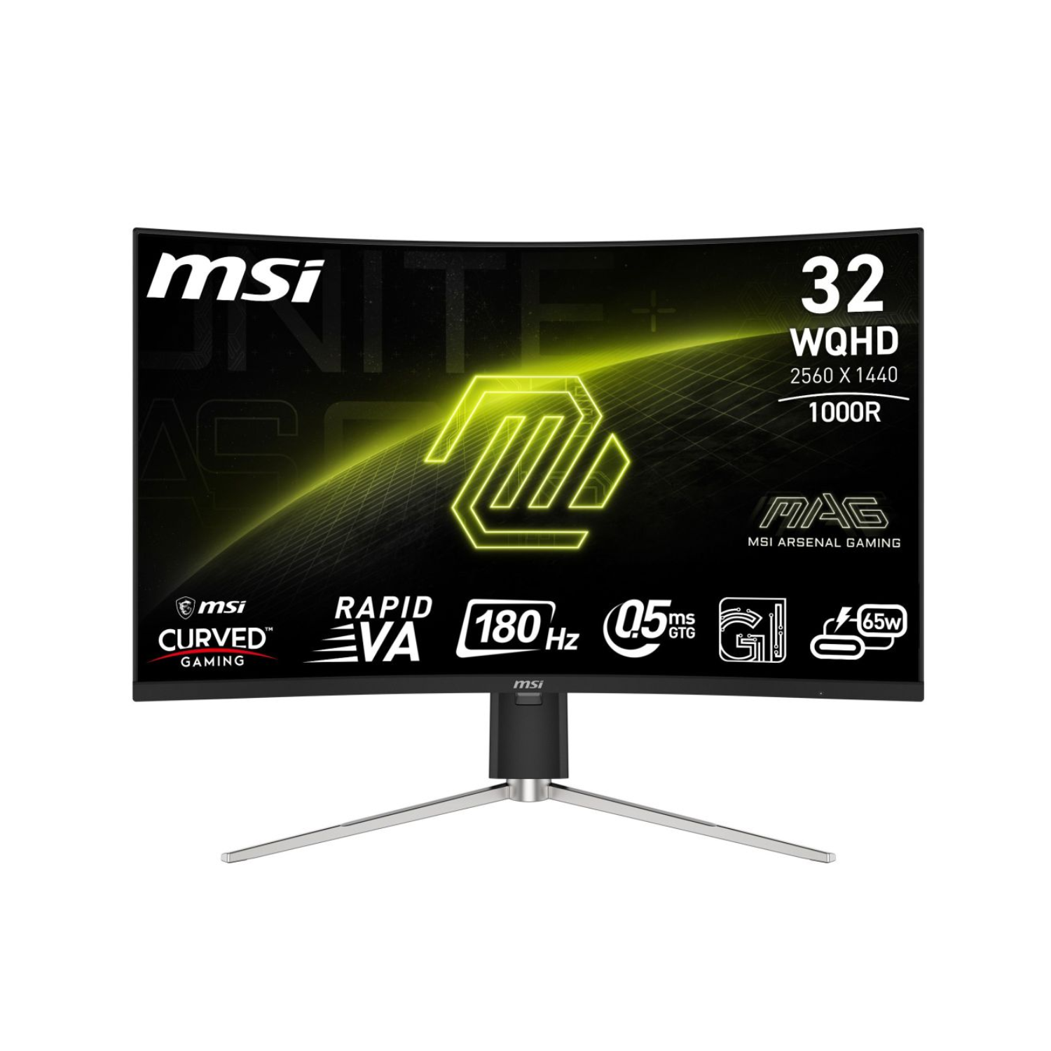 MSI MAG 325CQRF QD E2 32 WQHD VA 180Hz 0.5ms Curved Gaming Monitor