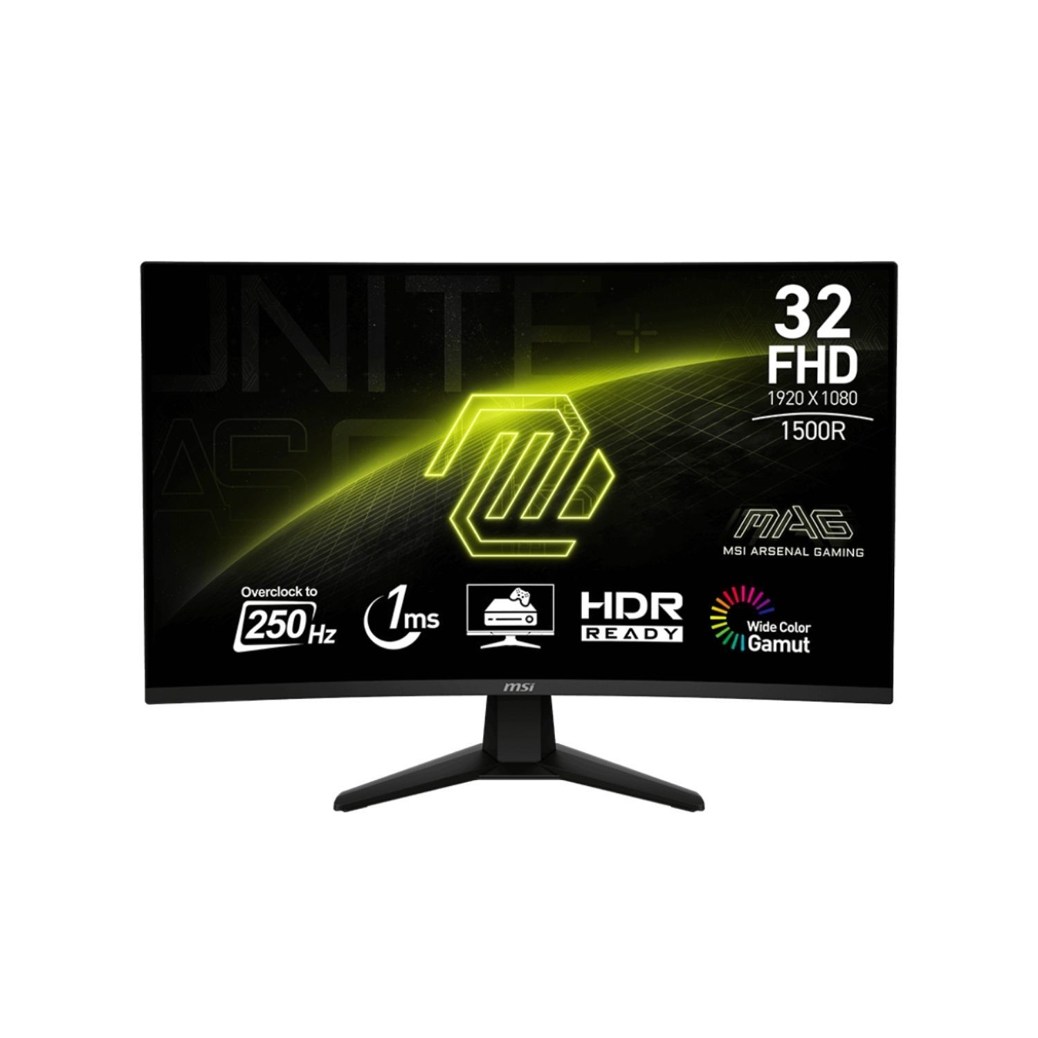 MSI MAG 32C6X 32 VA Full HD 250Hz 1ms Curved Gaming Monitor