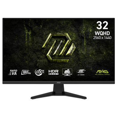 MSI MAG 325QF E18V computer monitor 80 cm (31.5") 2560 x 1440 pixels Wide Quad HD LED Black