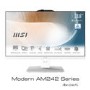 MSI Modern AM242TP Core i7-1165G7 16GB 512GB SSD Windows 11 Pro All-In-One PC - White