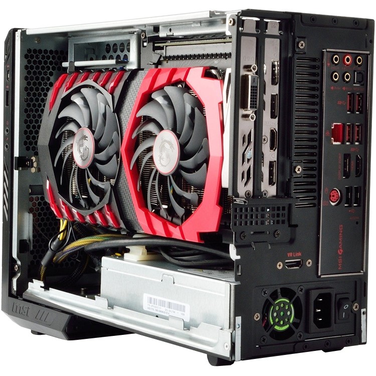 MSI Nightblade MI3 Core i5-7400 8GB 1TB Nvidia GeForce GTX 1050Ti 4GB DVD-RW Windows 10 Gaming Desktop