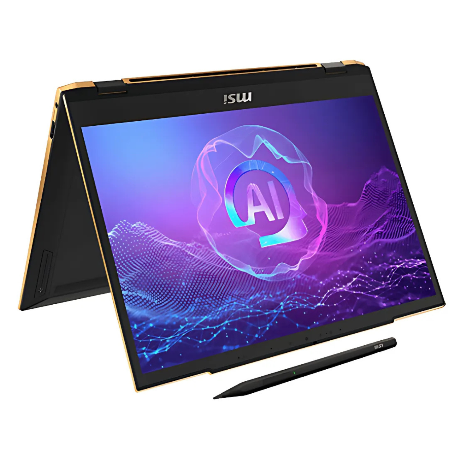 Msi Summit 13 Intel Core Ultra 7 32GB RAM 1TB SSD 13.3 Inch Windows 11 Touchscreen Laptop Black, Laptops Direct - 9S7-13P411-069
