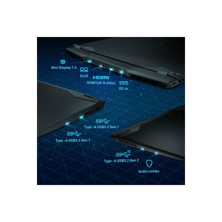 MSI GP66 Leopard 11UH Gaming Laptop Core i7 16GB 1TB SSD RTX 3080 144Hz 15.6 Inch Windows 10