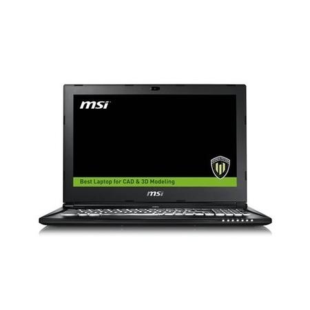 MSI WS60 6QJ-612UK Core i7-6700HQ 16GB 1TB + 128GB SSD Quadro M2002M 4GB 15.6 Inch Windows 10 Professional Workstation Laptop
