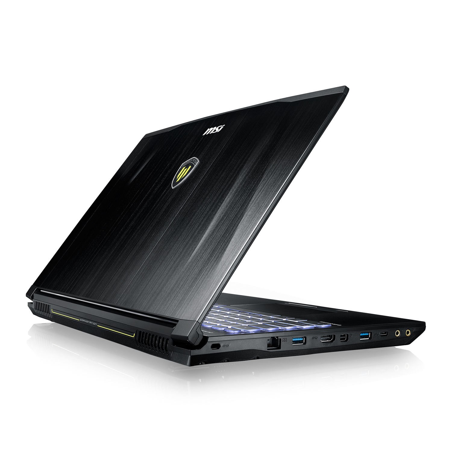 MSI WE62 7RJ Core i7-7700HQ 16GB 1TB + 256GB SSD Quadro M2200 15.6 