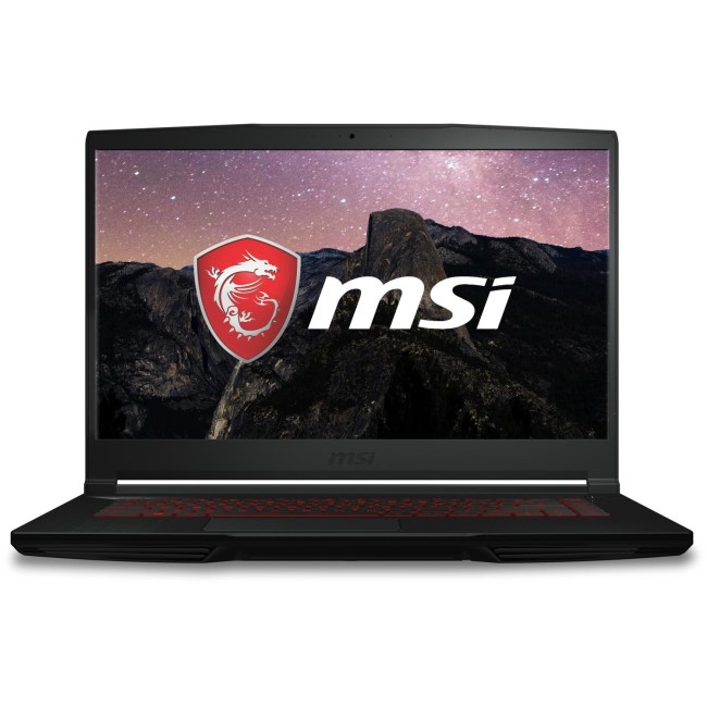 MSI GF63 8RC 255UK Core i7-8750H 8GB 128GB & 1TB GeForce GTX 1050 4GB 15.6 Inch Full HD Windows 10 Gaming Laptop 