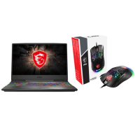 MSI GP65 Leopard 10SDK-822UK Core i7-10750H 16GB 512GB SSD 15.6 Inch GTX1660 Ti Windows 10 Gaming Laptop + MSI Gaming Mouse M99