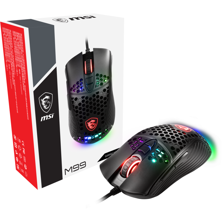 MSI GP65 Leopard 10SDK-822UK Core i7-10750H 16GB 512GB SSD 15.6 Inch GTX1660 Ti Windows 10 Gaming Laptop + MSI Gaming Mouse M99