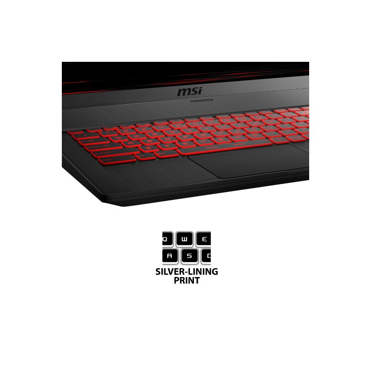 MSI GF75 Thin 10SCSR-004UK Core i7-10750H 8GB 512GB SSD 17.3 Inch FHD GeForce GTX 1650 Ti 4GB Window