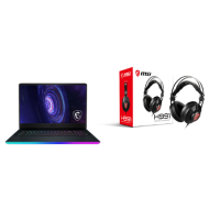 MSI GE76 Raider 10UH-042UK Core i9-10980HK 32GB 1TB SSD 17.3 Inch UHD GeForce RTX 3080 Windows 10 Pro Gaming Laptop + MSI Gaming Headset