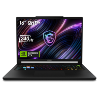 MSI Raider 18 HX A2WH-1401UKY Intel Core Ultra 9 32GB RAM 1TB SSD NVIDIA GeForce RTX 5070 Ti 240Hz 18 Inch Windows 11 Gaming Laptop