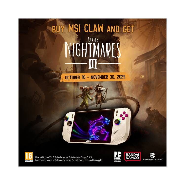 MSI Claw A8 BZ2EM-042UK AMD Ryzen Z2 Extreme 1TB Windows 11 Home Handheld Gaming Advanced