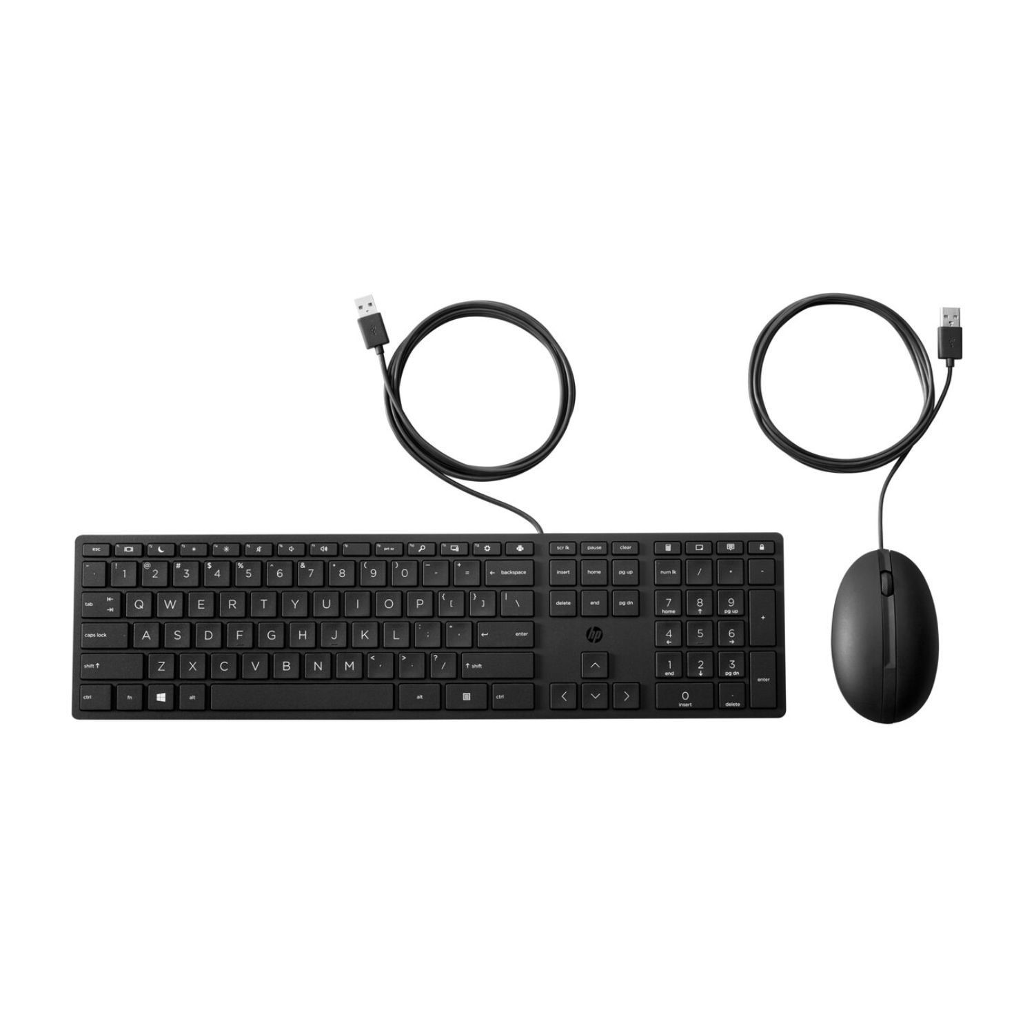 HPWired Desktop 320Mk Mouse And Keyboard Black, Laptops Direct - 9SR36AA