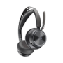 HP Poly Voyager Focus 2 On Ear Bluetooth Wireless Headset with Charging Stand