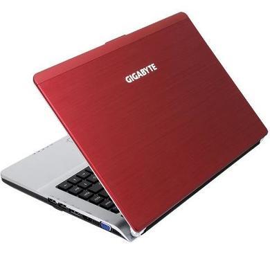 Gigabyte M2432 Core i5 Windows 7 Laptop in Metallic Red 